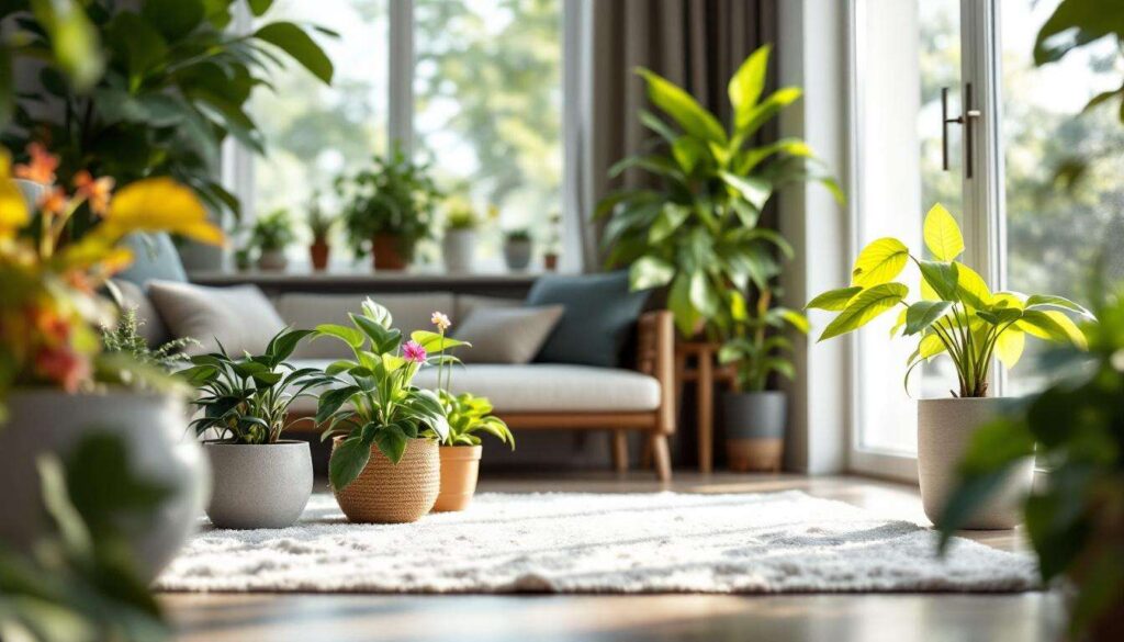 Placing a towel under houseplants protects floors from hidden moisture damage