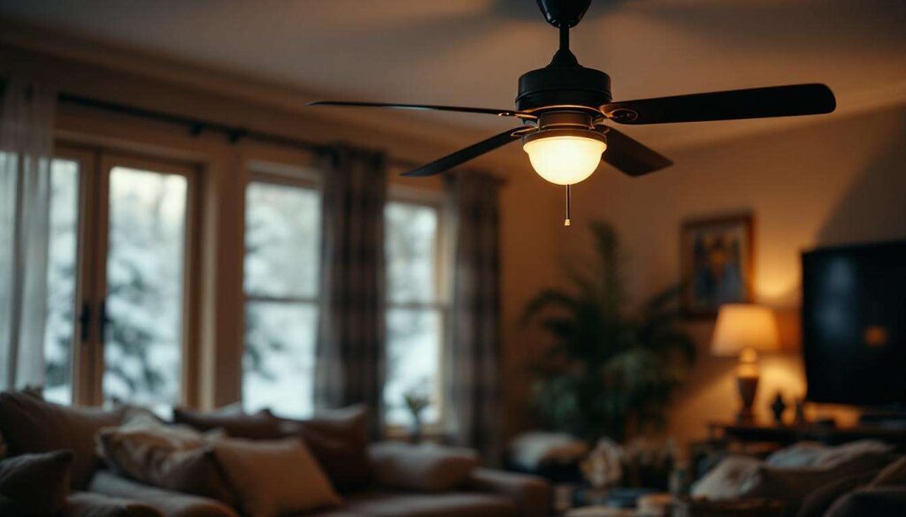 The ceiling fan trick that cuts heating bills: why reversing the blades in winter makes a difference